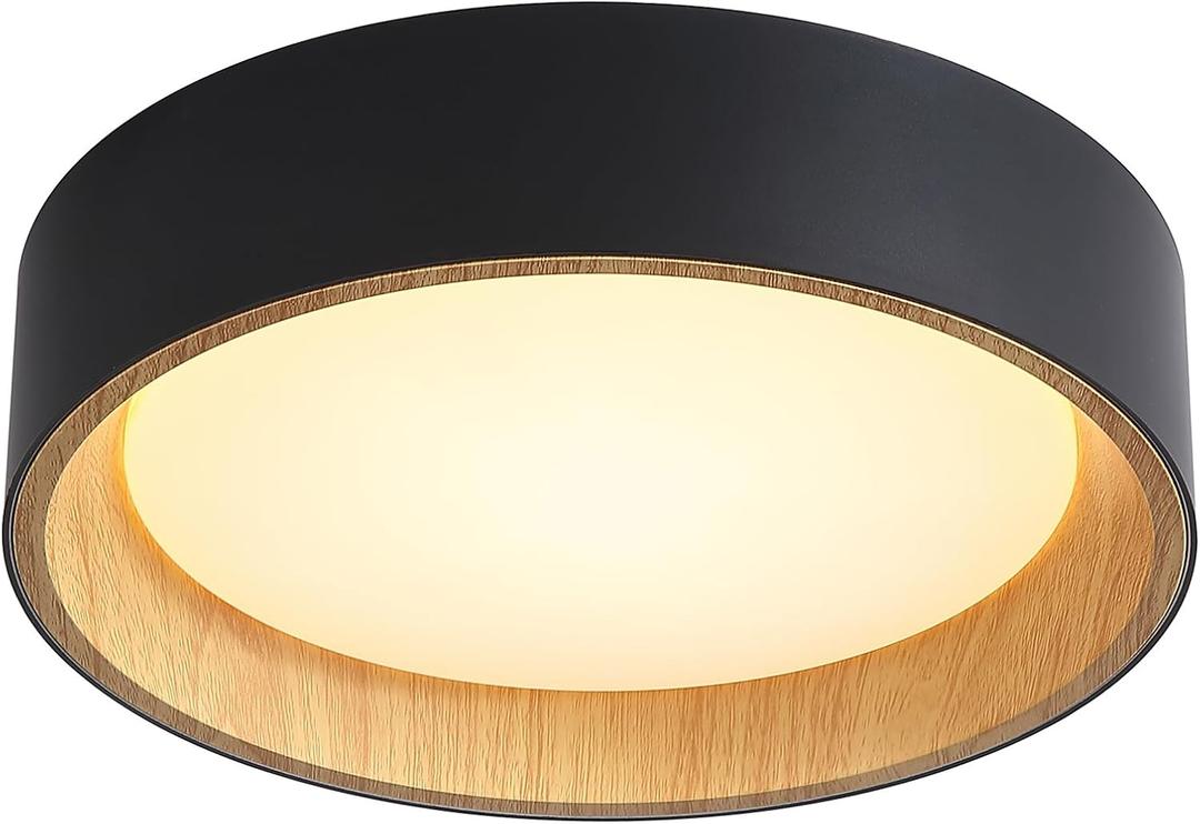 Flush Mount Fixture LED Ceiling Light : 5CCT Adjustable, Low-Glare Design for Bedroom, Hallway & Kitchen