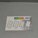 VCE 1 Port Keystone Wall Plate UL Listed (10 Pack), Single Gang Wall Plates for RJ45 Keystone Jack and Modular Inserts, White