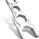 Yaocom 7-3/4 Spud Wrench Flush Valve Wrench Ergonomic Multiple Wrenches for Servicing and Installing Flushometers Spud with Smooth Jawed for Preventing Chrome Damage