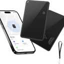 Air-Tag 2 PCS Wallet Tracker Card 2 Pack [Apple MFi Certified] (iOS Only) - Air Trackers for Find My - Bluetooth Smart Keys Finder - Rechargeable Item Locator for Luggage Tags, Passports, Purse, Bags