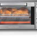 Hamilton Beach Sure-Crisp Air Fryer Toaster Oven Combo, Fits 9 Pizza, 4 Slice Capacity, Powerful Circulation, Auto Shutoff, Stainless Steel (31403)