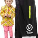 V VOLKGO Large Stroller Bag for Airplane, Large Cover for Airtravel, Jogger & Umbrella Stroller Cover for Travel - Fits Wide, Gate Check Bag, Heavy Duty Durable Infant carrier covers for Air Travel (Black)