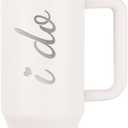 Bridal Shower Gifts for Bride to Be I Do 40oz Tumbler with Handle Lids Straws Stainless Steel Wifey Cup for Wedding Engagement Bachelorette Wife Her