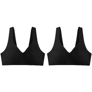 Hanes Womens Wireless Bra, Smooth Comfort Full-Coverage T-Shirt Bra for Women, Single Or 2-Pack XL Hanes Womens Wireless Bra, Smooth Comfort Full-Coverage T-Shirt Bra for Women, Single Or 2-Pack XL