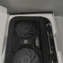 Laptop Cooling Pad with Dual Core Cooler, Gaming Laptop Cooler with 5.5in 2 Powerful Turbofan(9500 RPM), Fast Cooling Laptop 1221in, 5 Height Stands, 100 Gear Speed, LCD Screen, RGB, Phone Holder