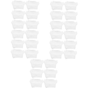 VOSAREA 30pcs Cute Plush Stuffed Animal T-Shirt Doll Clothes Delicate Costume for Decorations