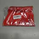 50 Pcs Red Plastic Spoons, Red Utensils Heavy Duty, Disposable Plastic Cutlery Include 50 Spoons for Birthday, Wedding, Flag Day, Valentine's Day