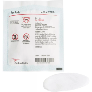 Cardinal Health™ Absorbent Eye Pad, Rayon and Polyester Blend, Case of 600