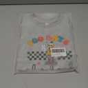 Kids Little Boys Girls 100 Days of School Shirt Short Sleeve Funny Graphic Letters Print Celebration Top (5T, White Love Heart)