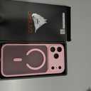 CANSHN Magnetic Compatible with iPhone 17 Pro Max Case, Upgraded [Full Camera Protection] [Compatible with Magsafe] [Translucent Matte] Shockproof Protective Phone Cover 6.9 Inch - Pink