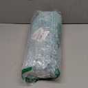 H.VERSAILTEX Bathroom Rugs Bath Rugs for Bathroom Non Slip Bath Mats Extra Thick Chenille Striped Rug 17" x 24" Absorbent Soft Shaggy Washable Dry Fast Bath Mats for Bath Room Floor - Aqua Haze