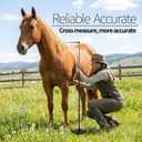 THOUSANDSUNNY Horse Measuring Stick, Height Measuring Rod Tools for Horse Cattle Farm Livestock Telescoping Foldable Ruler