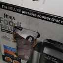 Ninja FD401 LP3 Foodi 12-in-1 Deluxe XL 8 qt. Pressure Cooker & Air Fryer that Steams, Slow Cooks, Sears, Sauts, Dehydrates & More, with 5 qt. Crisper Basket, Reversible Rack & Recipe Book, Silver