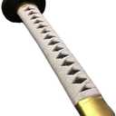 damdos Halloween Prop 40" Katanoa Weapon Cosplay Sword Roronoa Zoro PU Rubber Samourai Swords Birthdays Gifts(White), 102cm