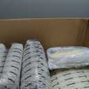 SUNROX 2 Pack Outdoor Chair Cushions Waterproof & FadeShield Patio Furniture Cushions, All-Weather Quick-Dry Deep Seat Cushions with DryMesh Drainage Replacement Cushions for Sofa Couch 24x24 Inch (Cream)