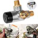 90029 Mixing Valve Replace for Atwood XT Series Water Heaters Brass 1/2 inch RV type pipe thread T-adapter with Brass Tee Connector- Anti LeakCompatible with most RV water heaters