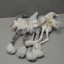 DraMosary Christmas Gnomes Plush Elf Decoration,3PCS Handmade Winter Gnomes Snowflake for Home Office Table Ornament Tiered Tray Party Decor (Chg3multi)