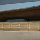 LazBlinds 100% Blackout No Drill Bamboo Roman Shades, Cordless Bamboo Blinds for Indoor Windows, Room Darkening Shades for Home & Patio, Thermal Insulated, Brown206, 35" W x 64" H