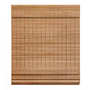 LazBlinds Cordless Bamboo Roman Shades for Windows, 32'' W x 60'' H