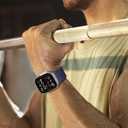 6 Pack Sport Bands for Apple Watch Band 40mm 41mm 42mm 38mm 44mm 45mm 46mm iWatch bands for Women Men,Waterproof Silicone Strap Wristband for Apple Watch Series 11 10 9 8 7 6 5 4 3 SE/Ultra 49mm 3/2nd (01-Black/Dark Grey/Blue Grey/Orange/Army Green/Navy Blue)