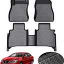KUST Custom Fit Floor Mats for Nissan Sentra 2014-2019 All Weather Floor Liners 1st and 2nd Row TPE Rubber High Side Non-Slip