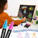 GOTIDEAL Chalk Markers, 30 Colors Liquid Chalk Markers for Blackboard Chalkboard Calendar Glass Neon Pens, Washable Window markers Paint and Drawing for Car, Auto, Bistro,Mirror Wet Erase Chisel Tip