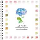 Watercolor Workbook, Water Coloring Book, Watercolor Paint Set, Beginner-Friendly WatercolorWorkbooks, with 12 Colors Watercolor Paint Set with Paint Brush, Watercolor Book for Adults(Flower B)