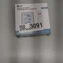 Indoor Outdoor Thermometer Hygrometer Wireless Weather Station, Temperature Humidity Monitor Battery Powered Inside Outside Thermometers with 330ft Range Remote Sensor and Backlight Display (White+Grey)