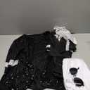 Kids Pop Star Costume, 80s 90s Outfits for Kids, Rockstar Costume for Boys & Girls, Halloween Dance Party (3-5T)