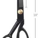 Professional Tailor Scissors 10 inch - Heavy Duty Sewing Fabric Scissors for Leather Cutting Industrial Sharp Shears Home Office Artists Students Tailors Dressmakers