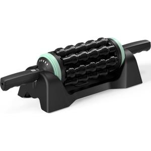 Rolling Percussive Massager, Percussive Therapy, Whole Body Relief, Deep Tissue and Muscle Recovery, Hands-Free Base