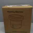 Foldable Washing Machine, 9L Mini Washing with 3 Modes Deep Cleaning Half Automatic Washt, Portable Washing Machine for Apartments, Dormitories, Camping, RV Travel (Green) 