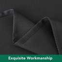 Biscaynebay Textured Fabric Square Tablecloths 54x54 Inch, Black Water Resistant Spill Proof Table Cloth Small Card Folding Table Covers for Dining, Kitchen, Wedding and Parties, Machine Washable