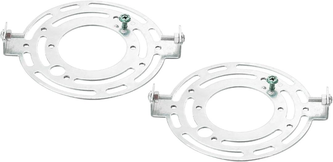 PATIKIL 120mm (4.72") Universal Light Fixture Mounting Bracket Kit, 2set Light Crossbar Round Ceiling Plate for Wall Light, Close to Ceiling Light, Chandelier