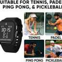 Score Keeper Watch for Pickleball, Tennis, Padel & Ping Pong - Digital Wristwatch with Alarm, Stopwatch & Clock | Water Resistant, Lightweight & Easy