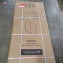56-60 x 76 Frameless Shower Door, 5/16" (8mm) Clear SGCC Tempered Glass, Bathroom Dual Sliding Shower Doors, Matte Black
