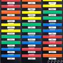 Opret 30 Pockets Storage Pocket Chart with 30 Nametag Pockets, Hanging Wall File Organizer for File Folders with 5 Hangers for Classroom, Office, School Mailbox Organizer and Home (Black)