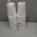 12 oz Paper Cups White Coffee Paper Cups for Tea Water and Cocoa (50 ct)