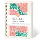 The Bible in a Year: A 52-Week Study Bible Study Guide, Spiral Bible Journal with Thick Paper & Hard Cover for Women | Ideal for Daily Devotions, Group Study, Home/Church