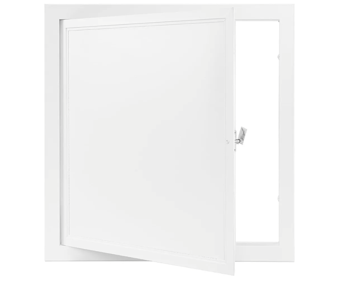 Metal Access Panel 24 x 24, Access Panel with Screwdriver Latch, Galvanized Steel Inner Panel and Aluminum Alloy Frame, Access Panel for Drywall, Ceilings, Electrical, Plumbing, Attic