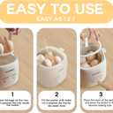 Egg Maker - Electric Egg Cooker with Auto Shut Off and Alarm- Egg Maker Machine for Hard Boiled, Soft Boiled, Steamed Eggs, Onsen Tamago - Smart Egg Cooker for Home,Kitchen, RV,Camping