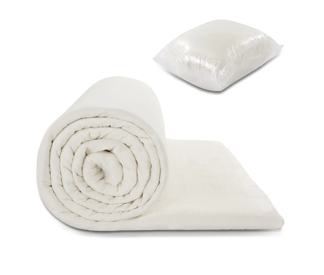 BALAPET Premium Cotton Quilt Batting, Extra Large Weight Batting Roll for Upholstery Stuffing Blankets and Quilting, Sewing, Craft Supplies(60×30)