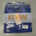 BTFBM Women's Long Sleeve Shirts 2025 Fall Crop Going Out Tops Mesh Ruched Casual Off Shoulder Blouses Y2K Clothes (Blue, XL)