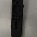 TV Stick 4K Remote Cover with Holder,2 in 1 Alexa Voice Control Cover Compatible with Tile Sticker 2020 and TV Stick 2nd Gen, Black