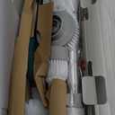 LABIGO Electric Spin Scrubber, Cordless Cleaning Brush Scrubber with 7 Replaceable Brush Heads and Adjustable Extension Handle, IPX7 Waterproof Power Cleaning Brush for Bathroom Tub Floor Tile Shower (Crisp-white)