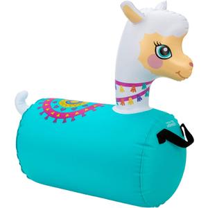 WADDLE Hip Hopper Inflatable Hopping Animal Bouncer Llama, Ages 2 and Up, Supports Up to 85 Pounds