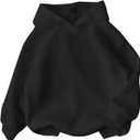 Hoodie for Girls Sweatshirt Cute Bow Graphic Kids Hoodies Long Sleeve Pullover Black B 11-12Y (Black)