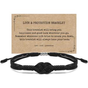 Infinity Protection Bracelet, Forever Lucky and Safe Multiple Color Tibetan Bracelet, Surfer String Wrap Bracelet for Men, Women, Forever Friendship, Luck and Protection