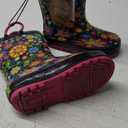 Western Chief Kids Floral Swirl Rain Boot, Black, 8