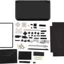 Replecement Case for 3DS LL, Full Housing Case Cover Shell Repair Parts Complete Replacement Kit for 3DS XL Black